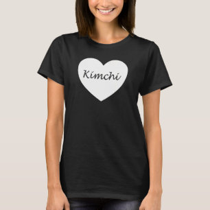 Kimchi Heart-apparaten Unik Kimchi Design T Shirt