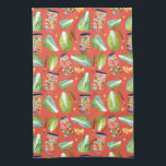 Kimchi Ingredients Spicy Fermentation Watercolor Kökshandduk<br><div class="desc">Kolla in den här coolan,  färsk och roligt jäsning av mönster. Kimchi-ingredienserna flyger runt på den här söta kökshandduken. Handmålad i vattenfärg av mig för dig! Och kolla min butik för mer produkter och design! Och kom naturligtvis i kontakt om du vill ha någon anpassningsbar.</div>