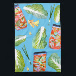 Kimchi Ingredients Watercolor Roligt Fermentation Kökshandduk<br><div class="desc">Torka av ditt kök med den här roligten kimchi-handduken. Gör en underbar helgdag,  husuppvärmning eller bröllop! Du kan anpassa den och även lägga till text. Kolla min butik för mycket mer färg och mönster!</div>