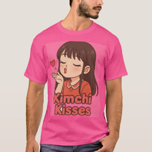 Kimchi Kisses - Cute Kawaii T-Shirt for Food Älska