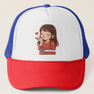 Kimchi Kisses - Cute Kawaii T-Shirt for Food Älska Keps