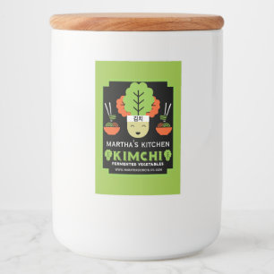 Kimchi Kitchen Hemlagad Mat Etikett