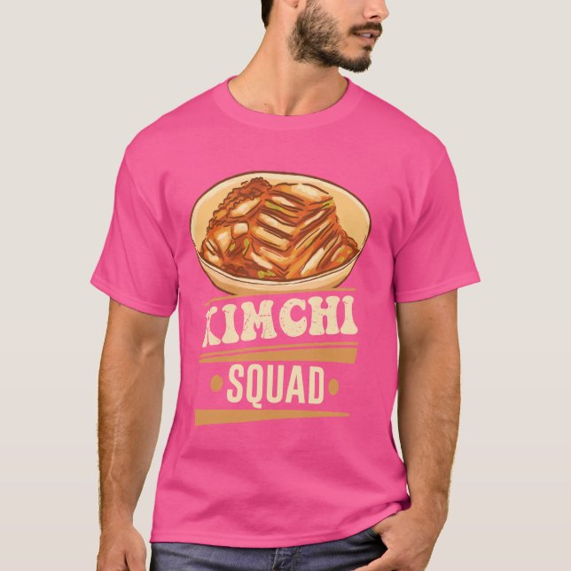 Kimchi Koread Food Kimchi Squad T Shirt (Framsida)