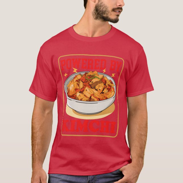 Kimchi koreansk mat drivs av Kimchi vänner T Shirt (Framsida)