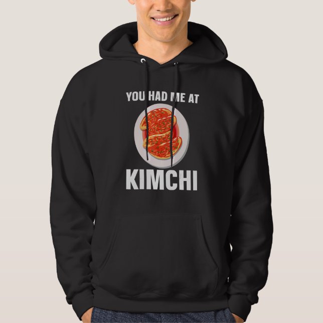 Kimchi Koreansk Mat Du Fick Mig Vid Kimchi Hoodie (Framsida)
