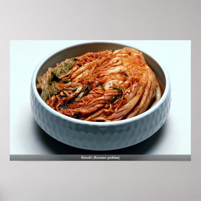 Kimchi (koreanska pickles) poster (Framsidan)