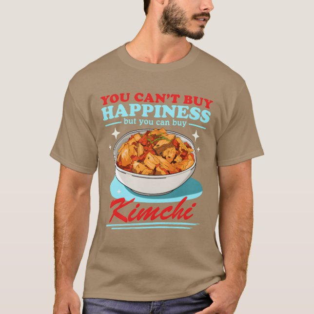 Kimchi Lycka Koreansk Mat Kimchi vän T Shirt (Framsida)