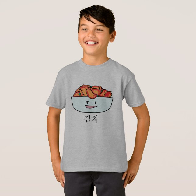 Kimchi sassy bunke. En av min favorit- koreanska Tee Shirt (Hel framsida)