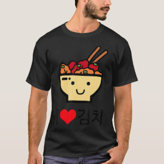 Kimchi Shirt KoreFood I Kärlek Kimchi T-Shirt