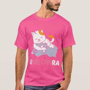 Kimeowra Funny Cute Kawaii Jiu Jitsu Cat Martial A T Shirt