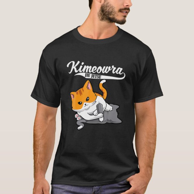 Kimeowra Jiu Jitsu Kimura T Shirt (Framsida)