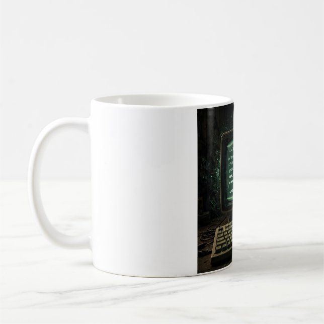 Kimi Code Retro Terminal AI Art Mugg (Vänster)