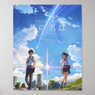 kimi no na var ditt namn poster med text BEST RES