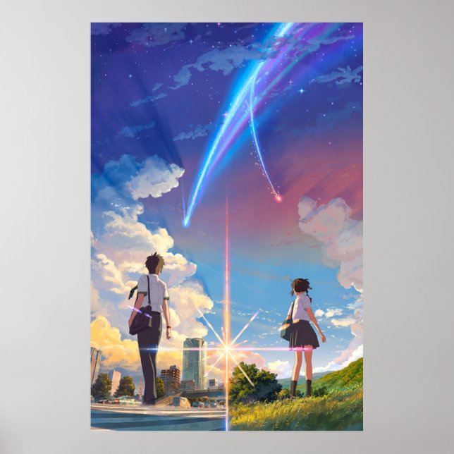 kimi no na was your name anime film BEST RES Poster (Framsidan)