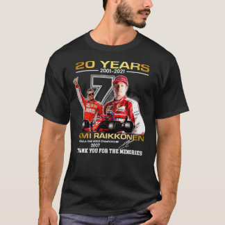 Kimi-Raikkonen 20 år 2001-2021 Classic T-Shirt