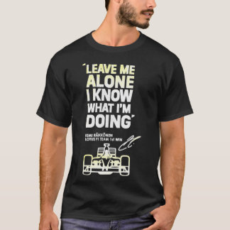 Kimi Raikkonen Lämna Me Ensam Classic T-Shirt
