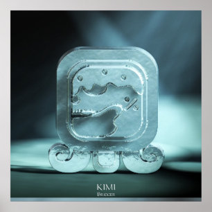 Kimi, världsbroger. Mayan Kin. Tzolkin. Enlazador Poster