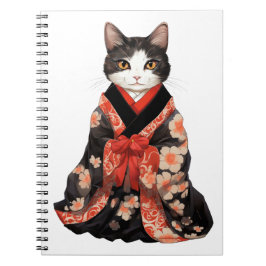 Kimono Cat Anteckningsbok