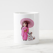 Kimono Cutie och Puppy Mugg