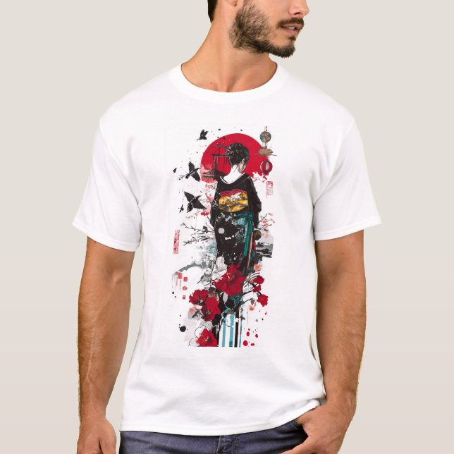 KIMONO GIRL T SHIRT (Framsida)