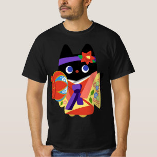 Kimono Katt från Okinawa T Shirt