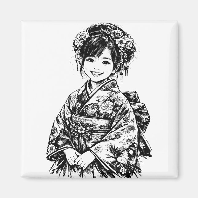kimono magnet (Framsidan)