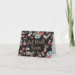 Kimono Print Get well Snart Kort