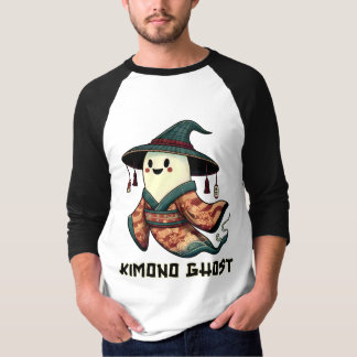 Kimono-spöket Bus eller godis - Happy halloween T Shirt