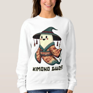 Kimono-spöket Bus eller godis - Happy halloween T Shirt