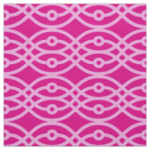 Kimono-utskrift, magenta och rosa tyg