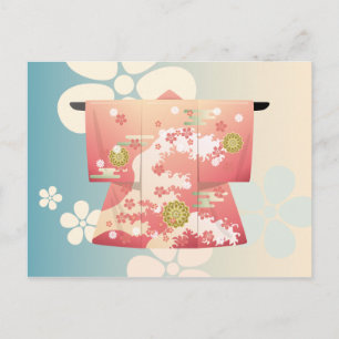 Kimono Vykort