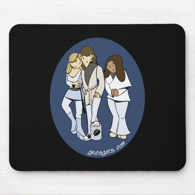 Kimonoflickor Mousepad Musmatta (Framsidan)