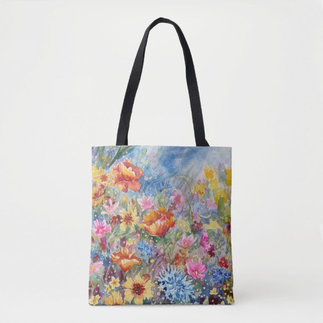 Kim's Meadow Tote Tygkasse (Framsida)