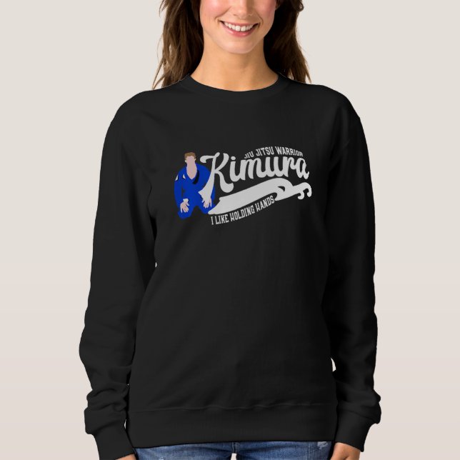 KIMURA Jag gillar att hålla hand BJJ Jiu Jitsu Bra T Shirt (Framsida)