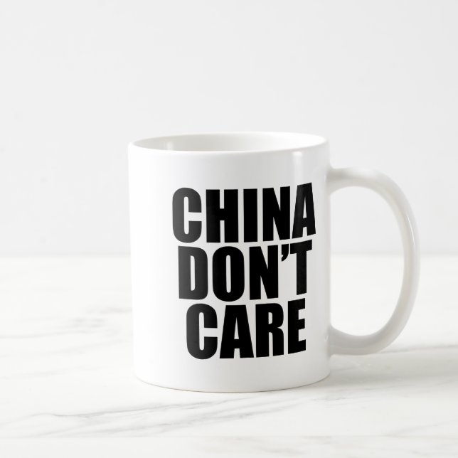Kina bryr sig inte  kaffemugg (Höger)