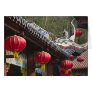 KINA, Chongqing-provinsen, Fengdu. Fengdu spökstad Hälsningskort