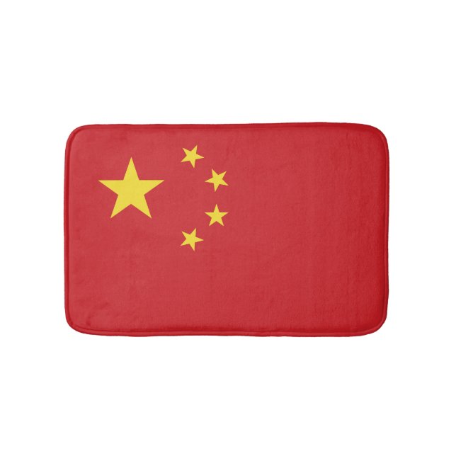 Kina flagga badrumsmatta (Framsidan)