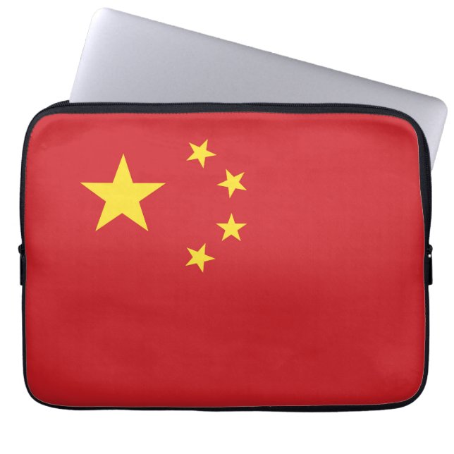 Kina flagga laptop fodral (Framsidan)