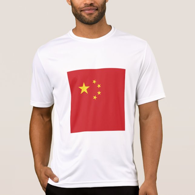 Kina flagga t shirt (Framsida)