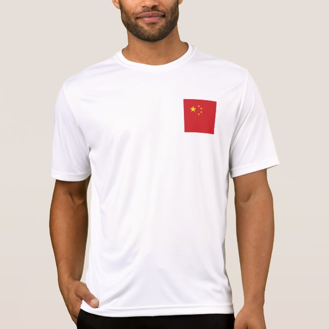Kina flagga t shirt (Framsida)