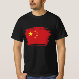 Kina flagga t shirt