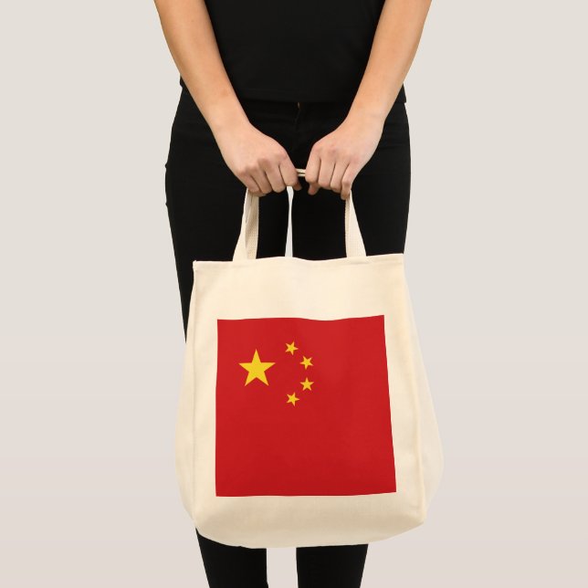Kina flagga tygkasse (Framsida (produkt))