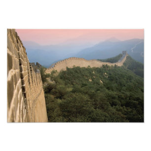 Kina, Huairou härad, Mutianyu-sektionen av Den 2 Fototryck