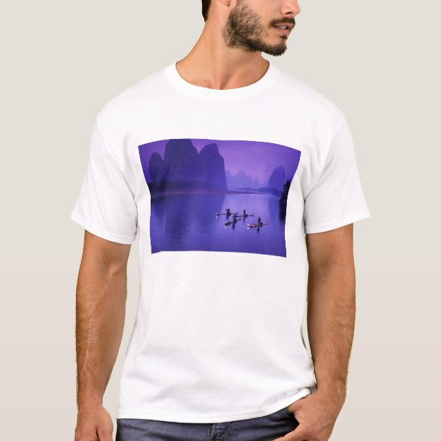 Kina, Li-floden. Skarvfiskare. Tee (Framsida)