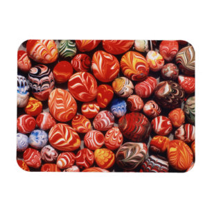 Kina, Minggravarna, Målade Glas Souvenirer Magnet