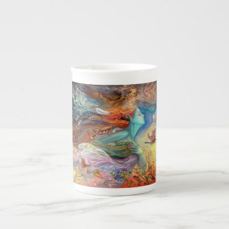 Kina-mugg med Flygande Ande Benporslin Mugg