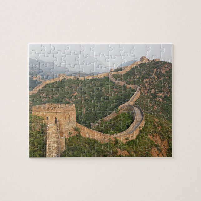 Kina mur i Jinshanling, Kina, Asien Pussel (Horisontell)