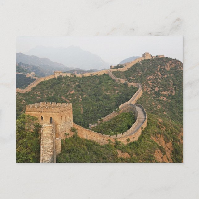 Kina mur i Jinshanling, Kina, Asien Vykort (Framsida)