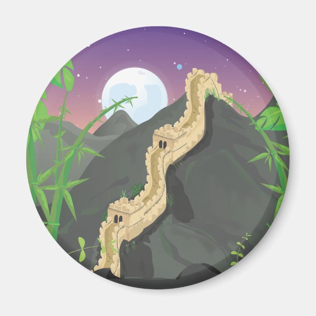 Kina mur magnet (Framsidan)