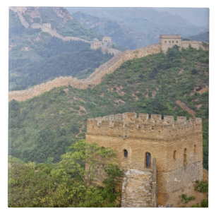 Kina mur vid Jinshanling, Kina. 2 Kakelplatta